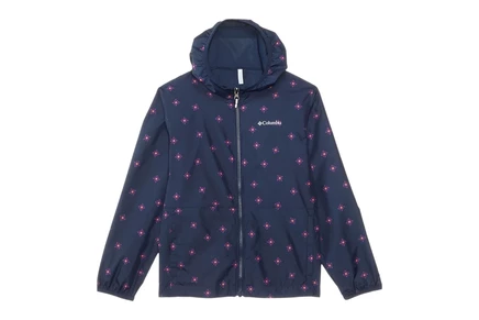 Пальто Columbia Kids Pixel Grabber II Reversible Jacket (Little Kid/Big Kid) collegiate navy sundot