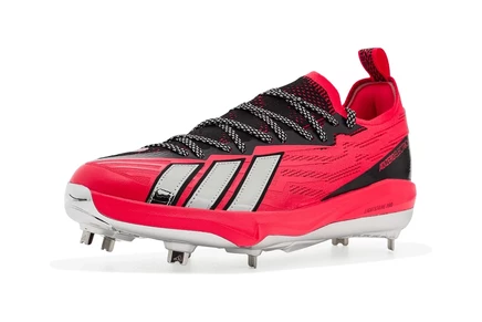 Мужские бутсы Adidas Adizero 3.0, красно-серебристо-черные