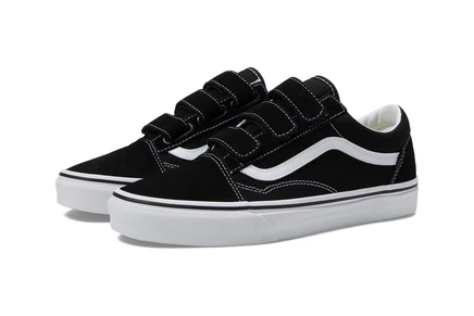 Vans Old Skool V (suede/canvas) black/true white