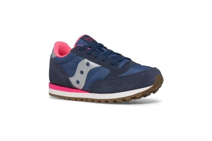 Детские кроссовки Saucony Kids Jazz Original, тёмно-синие/розовые