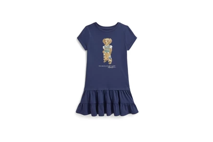 Детское платье Polo Ralph Lauren Polo Bear, синее