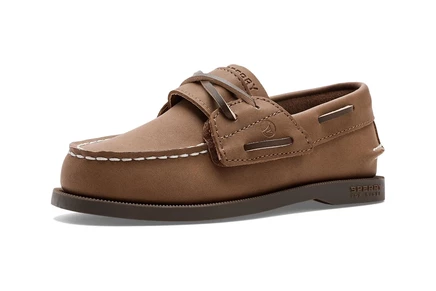 Детские топсайдеры Sperry Authentic Original, темно-коричневые