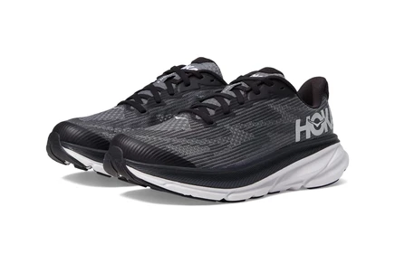Кроссовки для детей Hoka Kids Clifton 9, черно-белые