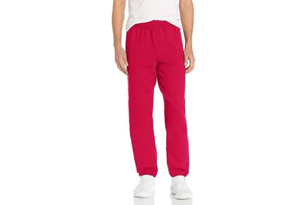 Мужские брюки Hanes EcoSmart без карманов, красные