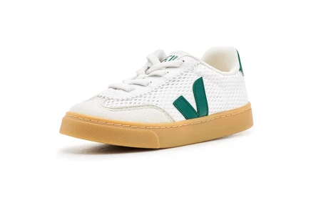 VEJA Kids Small Volley (Toddler) white brittany natural