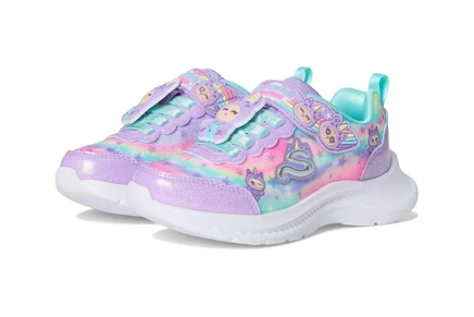 SKECHERS KIDS Jumpsters - Cutie Critters 302363L (Little Kid/Big Kid) lavendar/multi