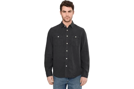 Мужская рубашка Faherty The Tried And True Chambray Workshirt