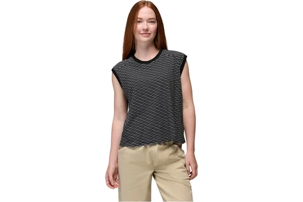 Женский топ prAna Serene Spirit из органического хлопка, черный