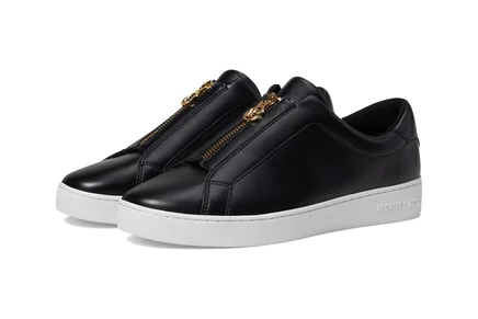 Женские слипоны Michael Michael Kors Keaton Zip, черные