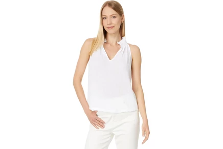 Женская футболка Michael Stars Viola Split-Neck Tank