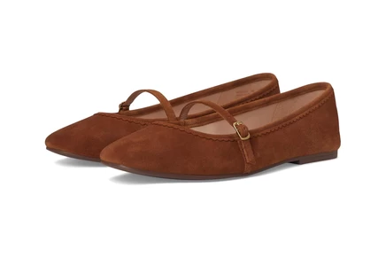 Женские балетки Cole Haan Yelena Mary Jane, табачный замш