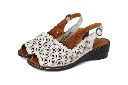 Spring Step Belizana white leather