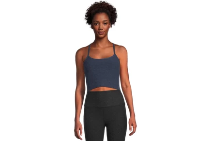 Beyond Yoga Spacedye Slim Racerback Cropped Tank nocturnal navy