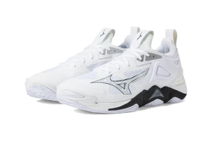 Женские кроссовки Mizuno Wave Momentum 3, бело-черные