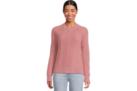 Свитер L.L.Bean Mariner Shaker Mixed-Stitch Sweater Crewneck