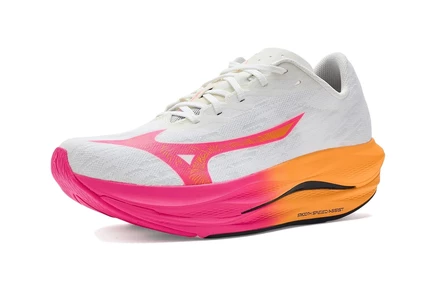 Кроссовки Mizuno Wave Rebellion Flash 3 Hanabi, бело-розовые