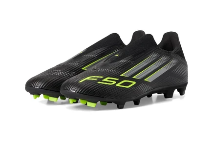 Унисекс бутсы Adidas F50 Laceless, черный/металлик/лимон