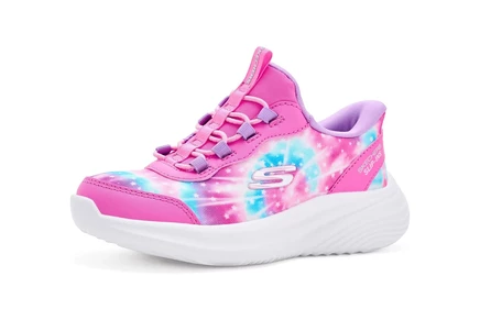 SKECHERS KIDS Hands Free Slip-Ins-Bounder Pro - Rainbow Rush 303619L (Little Kid/Big Kid) hot pink/multi