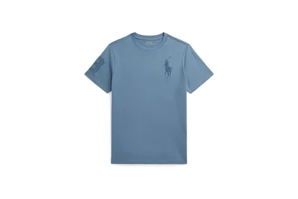 Детская футболка Polo Ralph Lauren Big Pony, голубая