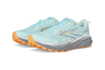 Женские кроссовки Brooks Cascadia 19 clearwater/primer grey/apricot