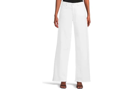 Джинсы AG Jeans Adria Low Rise Baggy Wide Leg in Gallery White