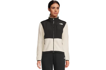 The North Face Retro Denali Jacket white dune/tnf black
