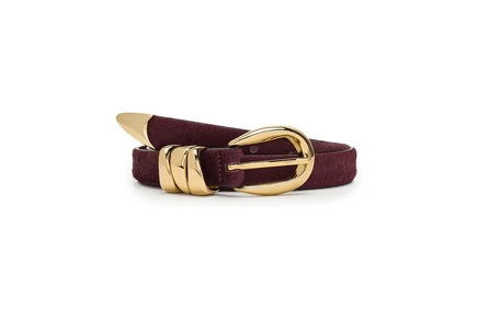 Ремень Madewell Triple Metal Keeper Belt Haircalf