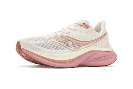 Женские кроссовки Saucony Endorphin Speed 5, бежево-лиловые