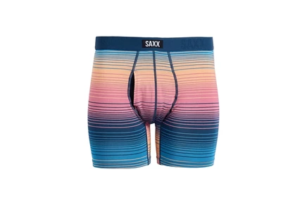 Мужские боксеры SAXX Vibe Xtra с клапаном полосатые