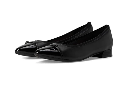 Женские балетки Clarks Natalyn Dusk из кожи, черные