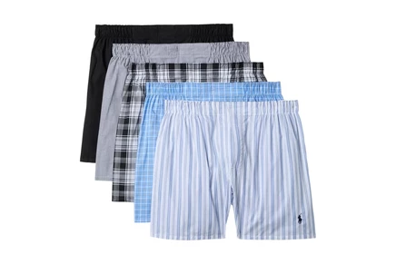 Мужские боксеры Polo Ralph Lauren Classic Fit, набор 5 шт., ассорти