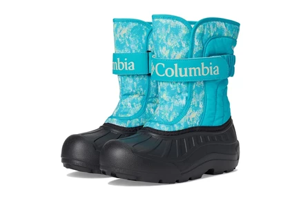 Детские ботинки Columbia Kids Powderbug Snowlite Strap, geyser/sea salt