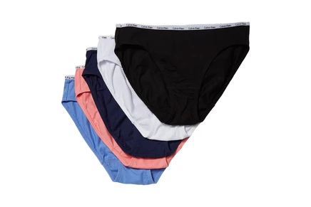 Женские трусы-бикини Calvin Klein, набор 5 шт., разноцветные