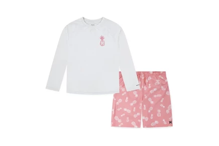 Плавки Hurley Kids Pineapple Swim Set (Little Kid)