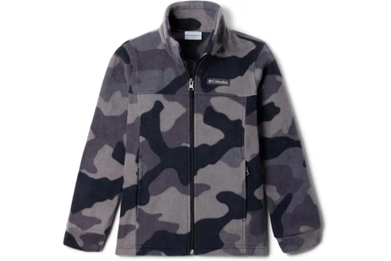 Columbia Kids Zing III Fleece (Little Kids/Big Kids) black mod camo