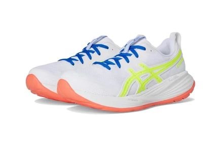 Женские кроссовки ASICS Gel‑Cumulus 27 ATC, бело‑жёлтые