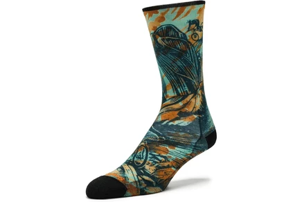 Носки Smartwool Bike Zero Cushion Rugged Ride Print Crew Socks