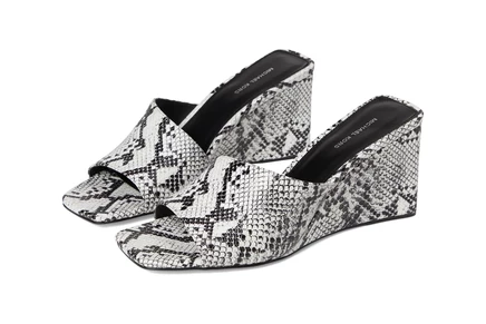 Женские босоножки MICHAEL Michael Kors Merriam Wedge на танкетке, алюминиевые