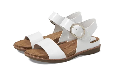 white crinkle patent