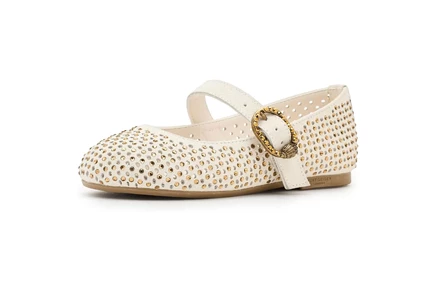 Детские балетки Kurt Geiger London Kids Mini Mayfair, бежевые