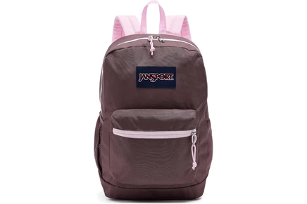 JanSport Cross Town Plus color blocked mahogany haze/pink ice
