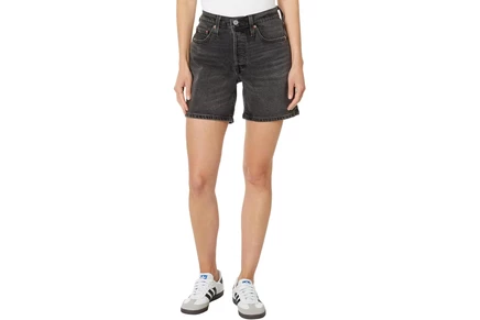 Шорты Levis Womens 501 Mid Thigh Short