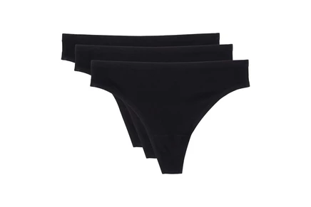 Женские стринги Chantelle Soft Stretch 3 шт., черные