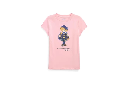 Футболка Polo Ralph Lauren Kids Polo Bear Cotton Jersey Tee (Toddler/Little Kid)