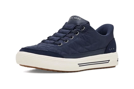 SKECHERS Arch Fit Arcade - Cozy Fit Charming Daze Hands Free Slip-Ins navy