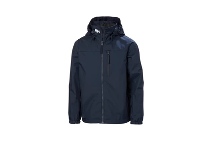 Детская куртка Helly Hansen Crew с капюшоном, темно-синяя
