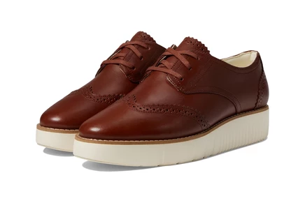 Женские оксфорды Cole Haan Grand City Platform, коричневые