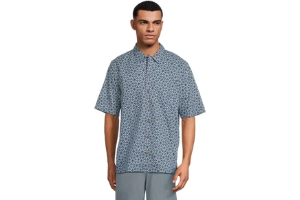 Мужская рубашка L.L.Bean Tropics Shirt, принт, mariner geo