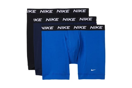 Мужские боксер‑брифы Nike All Day, 3 шт., черные/синие