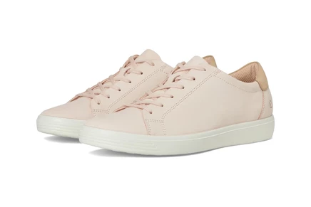 Женские кроссовки Ecco Classic Tie, пыльно-розовые